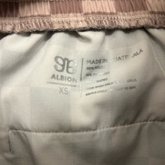 Albion Fit Audrey Crop Wide Leg Pants in Brown Checker - Picture 6 of 11